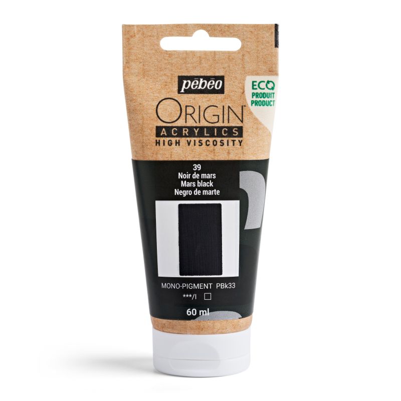 Pebeo Origin Acrylic Paint Mars Black 60ml