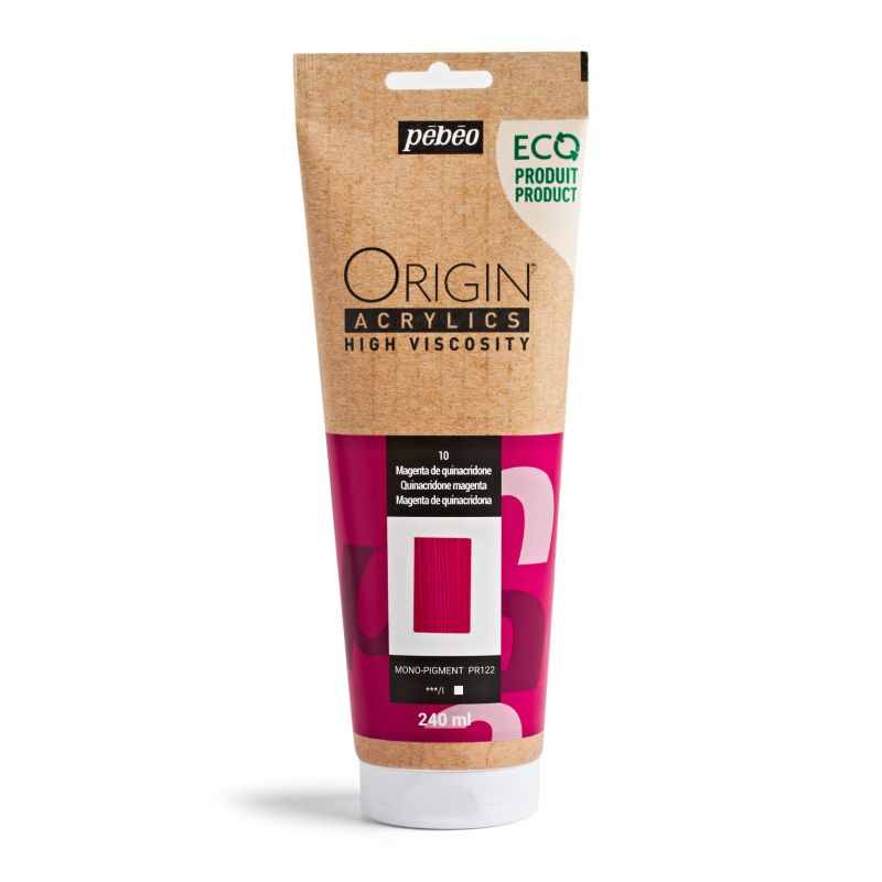 Pebeo Origin Acrylic Paint Quinacridone Magenta