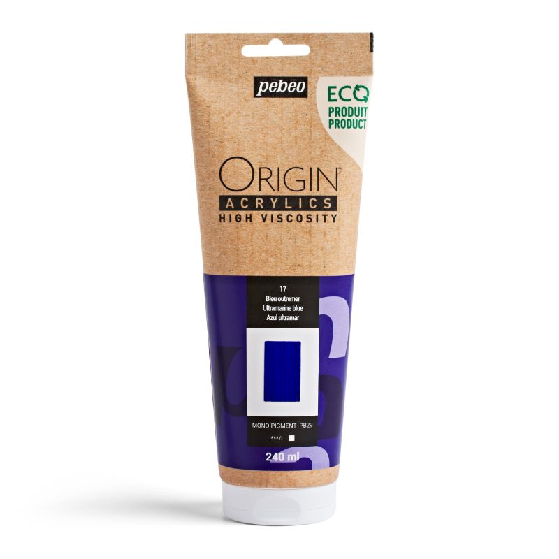 Pebeo Origin Acrylic Paint Ultramarine Blue 240ml