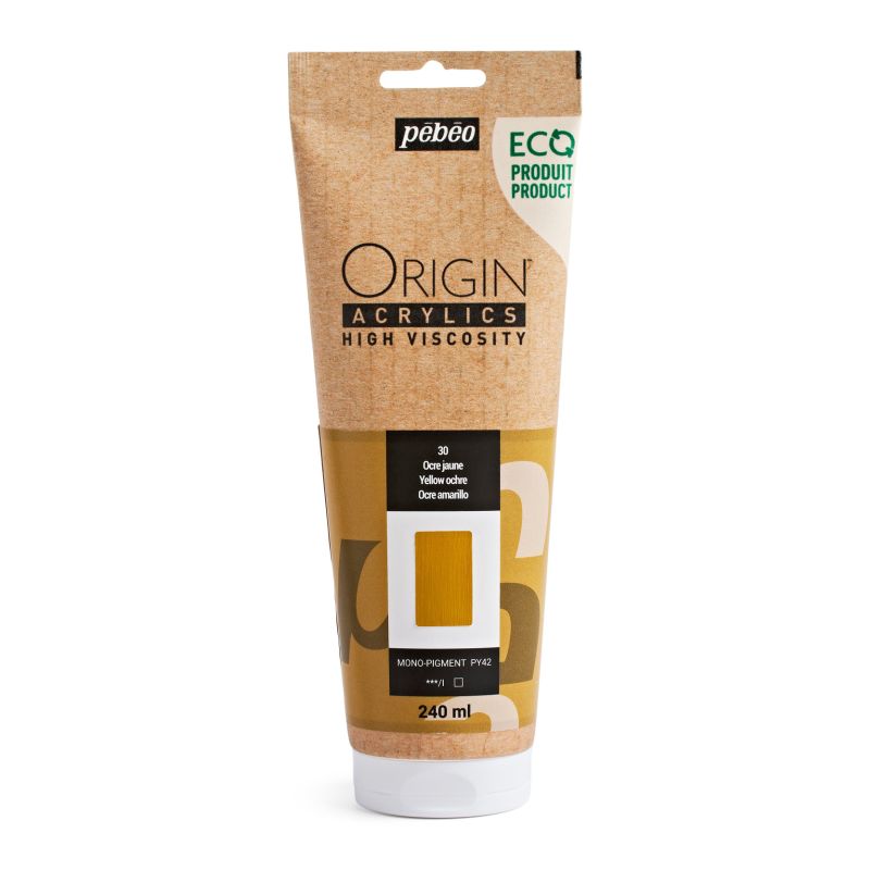 Pebeo Origin Acrylic Paint Yellow Ochre