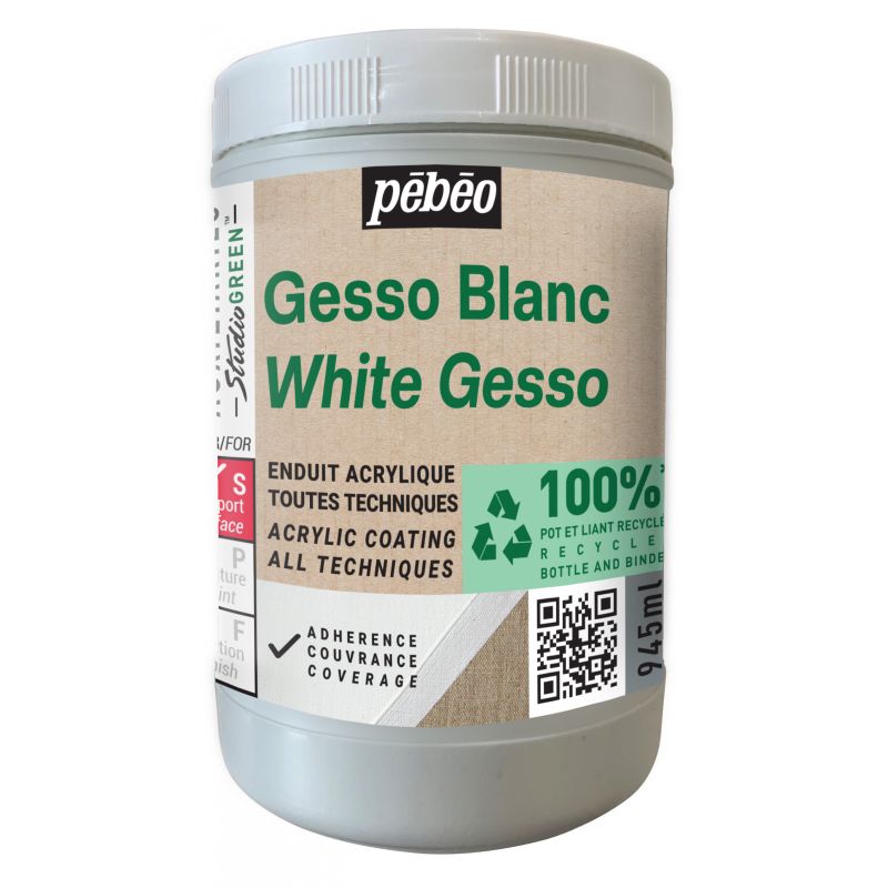 Pebeo Acrylic Medium White Gesso 945ml