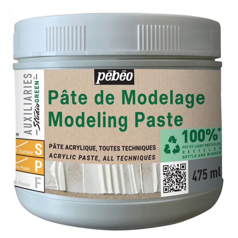 Pebeo Acrylic Medium Modelling Paste 475ml