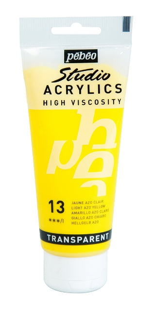 Pebeo Studio Acrylic Paint Light Azo Yellow
