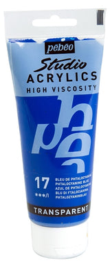 Pebeo Studio Acrylic Paint Phthalo Blue 100ml