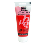 Pebeo Studio Acrylic Paint QUINACRIDONE SCARLET