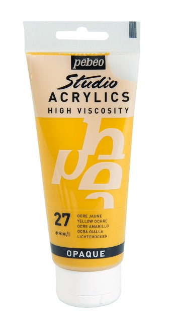 Pebeo Studio Acrylic Paint Yellow Ochre