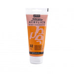 PEBEO STUDIO ACRYLIC PAINT CADMIUM ORANGE 100ML