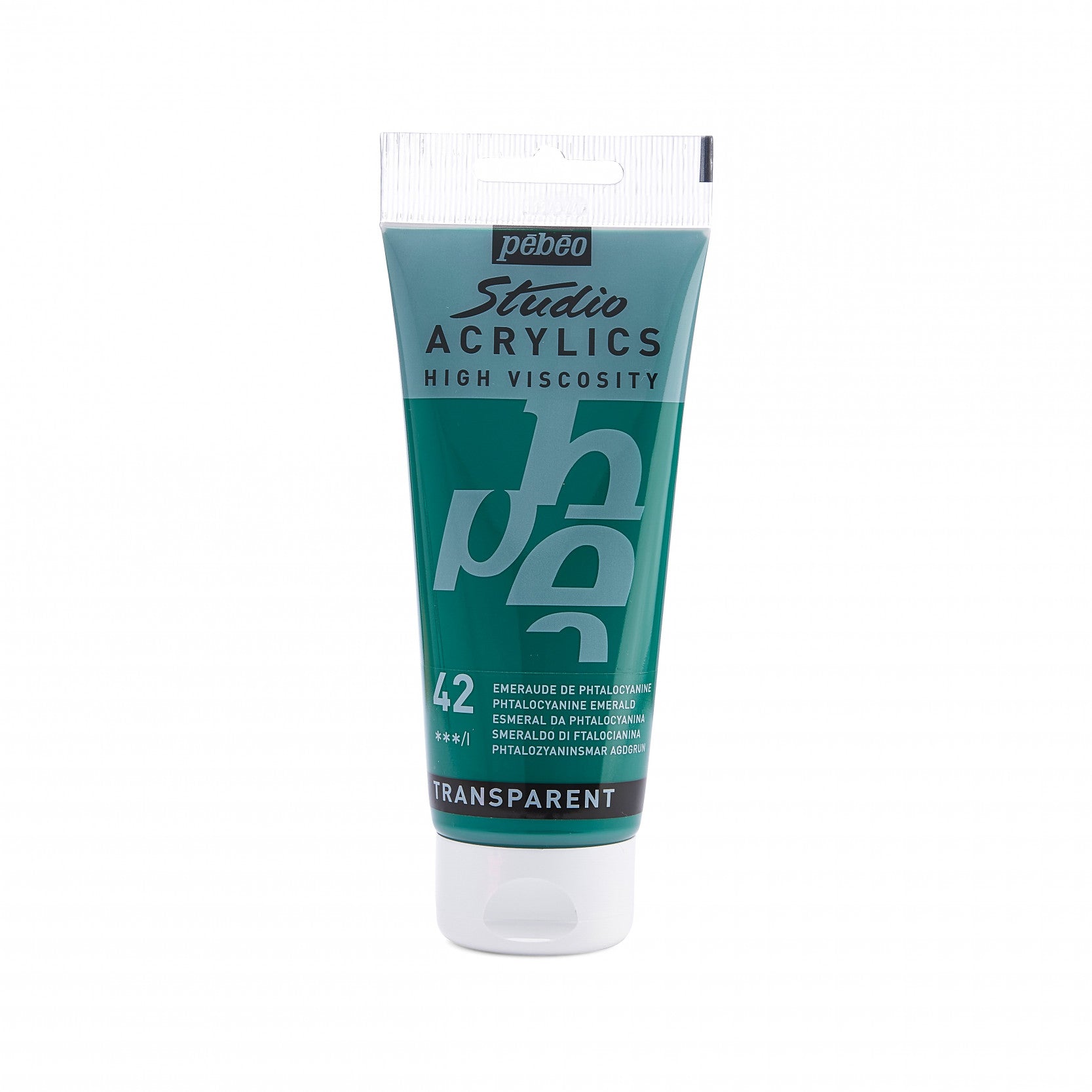PEBEO STUDIO ACRYLIC PAINT PHTHALO EMERALD GREEN
