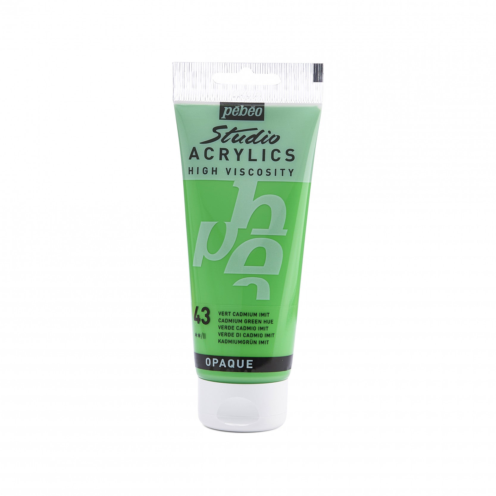 PEBEO STUDIO ACRYLIC PAINT CADMIUM GREEN