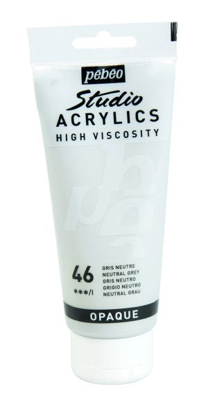 Pebeo Studio Acrylic Paint Neutral Grey