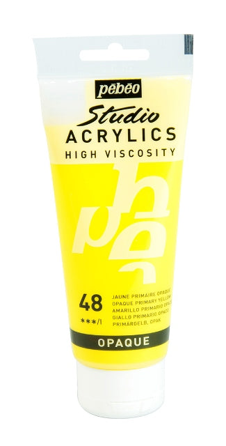 Pebeo Studio Acrylic Paint Primary Yellow