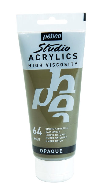 Pebeo Studio Acrylic Paint Raw Umber 100ml