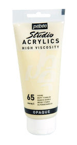 Pebeo Studio Acrylic Paint Buff Titanium 100ml