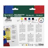 PEBEO STUDIO ACRYLIC PAINT WITH COLOUR WHEEL SET 5
