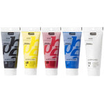 PEBEO STUDIO ACRYLIC PAINT WITH COLOUR WHEEL SET 5