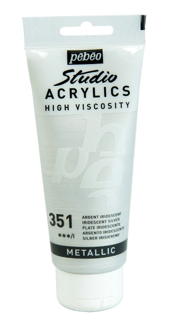 Pebeo Studio Acrylic Paint Silver 100ml