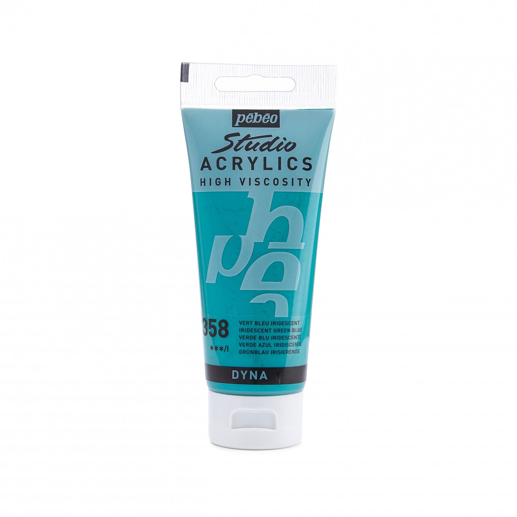 Pebeo Studio Acrylic Paint IRIDESCENT GREEN BLUE