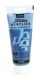 Pebeo Studio Acrylic Paint Iridescent Blue-Black 100ml