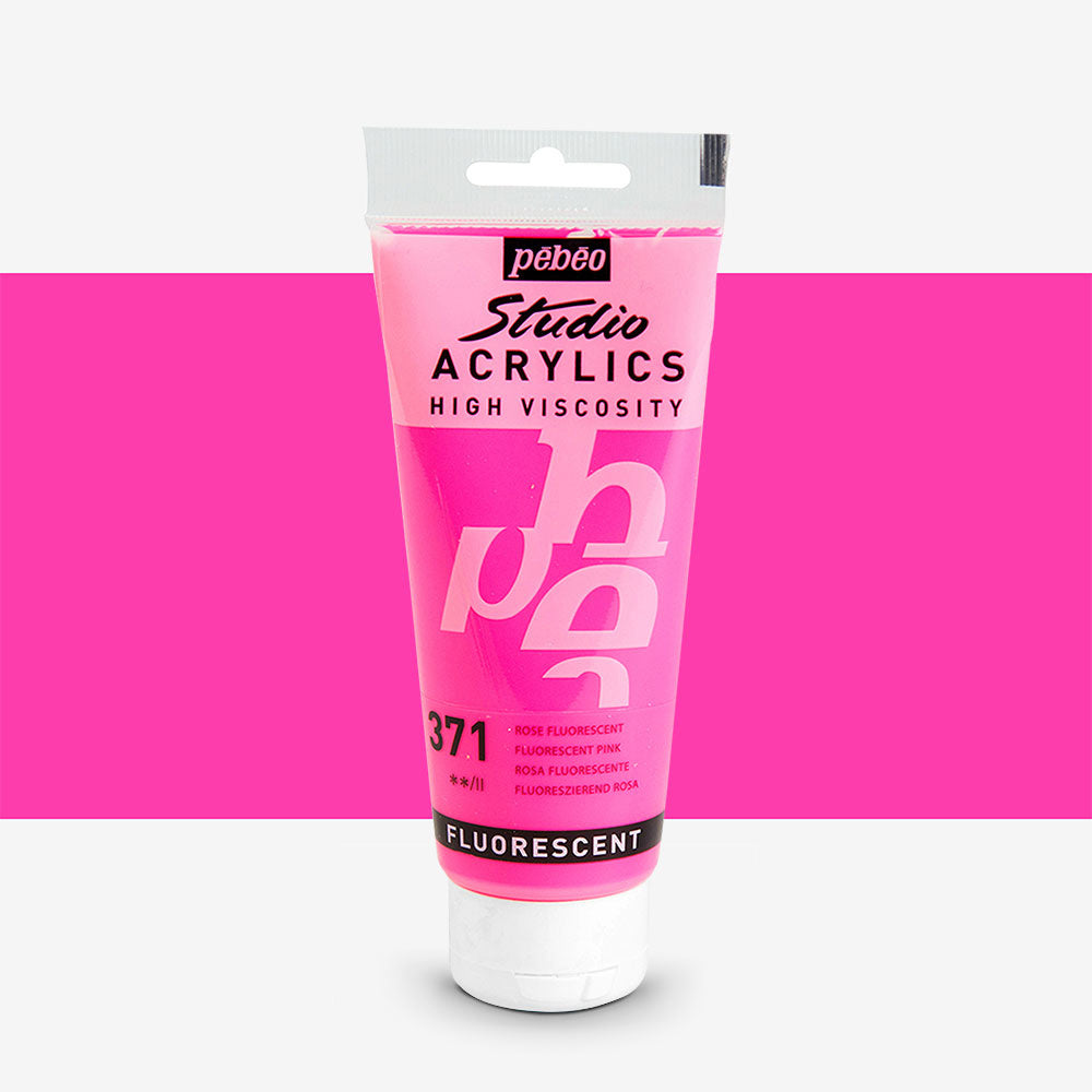 Pebeo Studio Acrylic Paint Fluro Pink