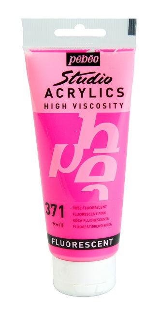 Pebeo Studio Acrylic Paint Fluro Pink