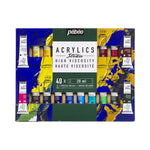 PEBEO STUDIO ACRYLIC PAINT SET 40 X 20ML
