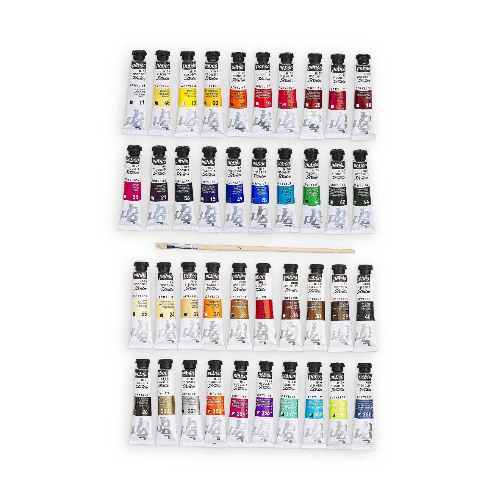 PEBEO STUDIO ACRYLIC PAINT SET 40 X 20ML