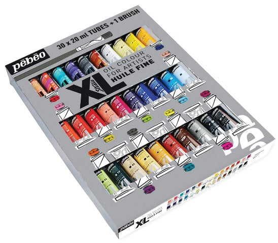 Pebeo XL Oil Paint With Brush Set 30 SET