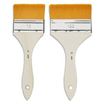 Pebeo Brush Spalters Yellow Polyamide Set  2 SET