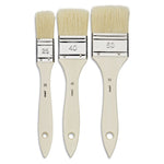 Pebeo Brush Spalters White Bristle Set 3 SET