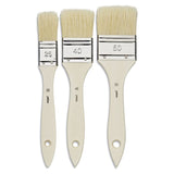 Pebeo Brush Spalters White Bristle Set 3 SET