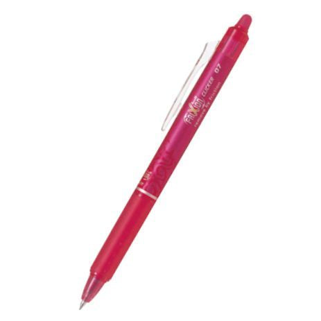 Pilot Frixion Eraseable Clicker Pen Pink 0.7mm