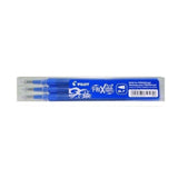 Pilot Frixion Eraseable Refill Blue Packet 3 0.7mm