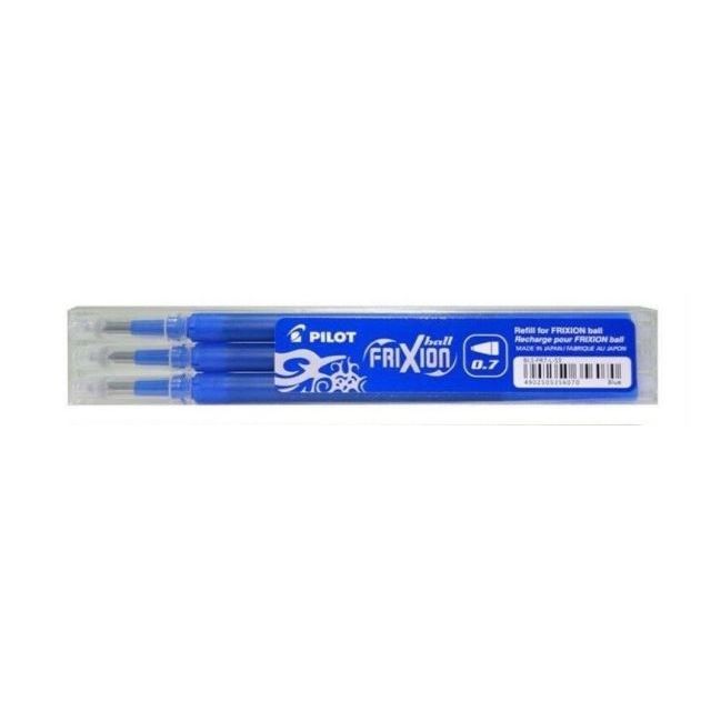 Pilot Frixion Eraseable Refill Blue Packet 3