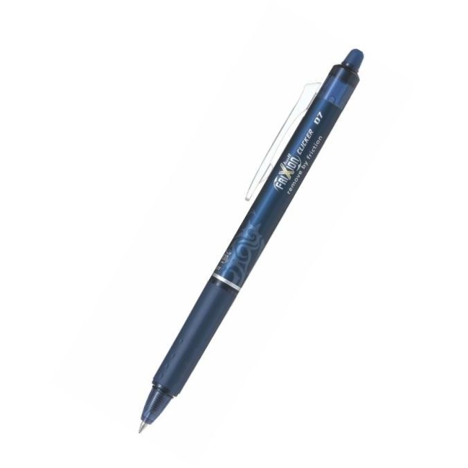 Pilot Frixion Eraseable Clicker Pen Blue-Black 0.7mm