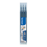 PILOT FRIXION ERASEABLE PEN REFILL BLUE BLACK PACKET 3