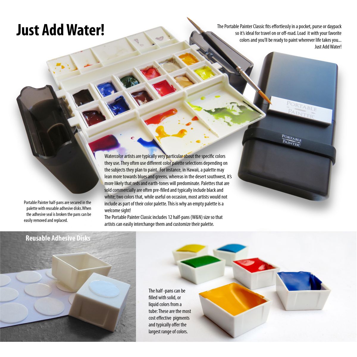 PORTABLE PAINTER CLASSIC PALETTE