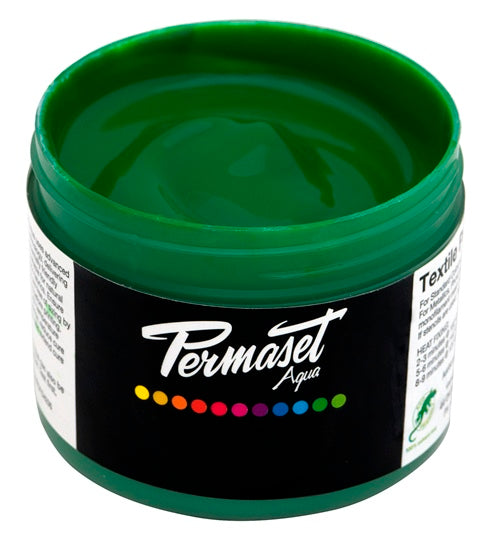 Permaset Aqua Screen Printing Ink Mid Green 100ml