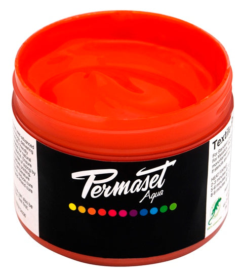 Permaset Aqua Screen Printing Ink Orange R 100ml