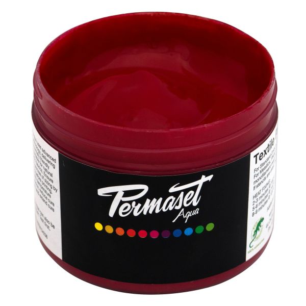 Permaset Aqua Screen Printing Ink Mid Red 100ml