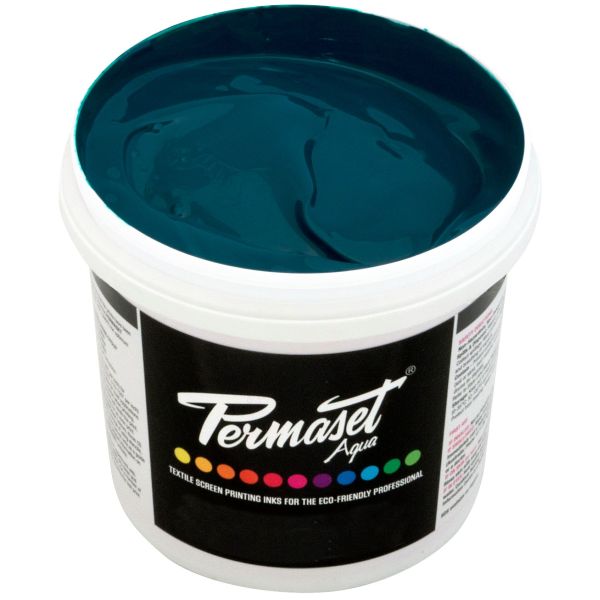 Permaset Aqua Screen Printing Ink Green B 1L