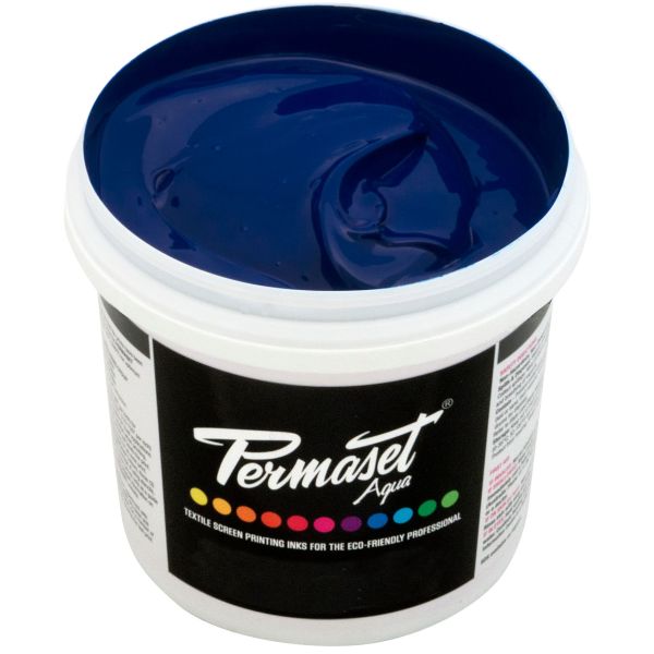 Permaset Aqua Screen Printing Ink Junior Navy 1L