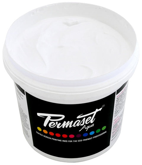Permaset Super Cover Aqua Screen Printing Ink White 1L