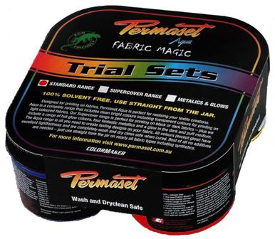 Permaset Aqua Screen Printing Ink Standard 100ml Set 4 SET