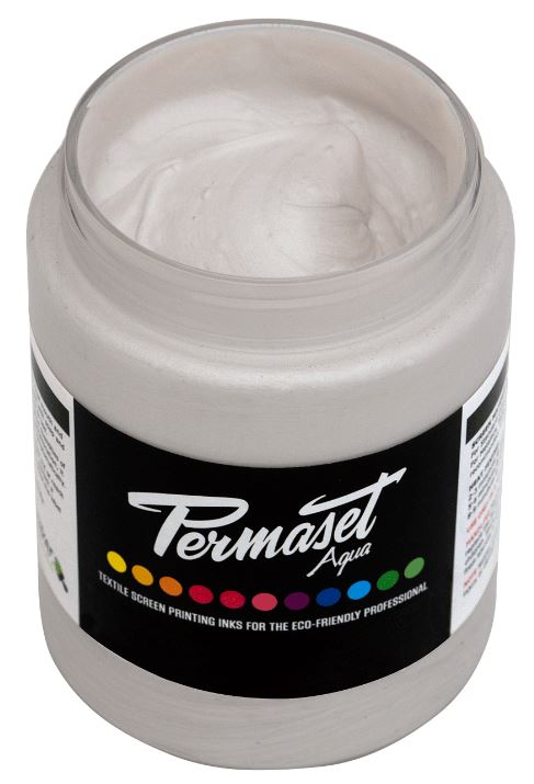 Permaset Aqua Screen Printing Ink Pearl White 300ml