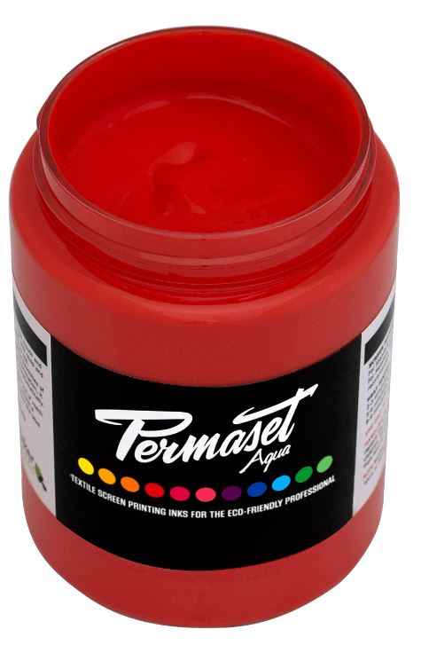 Permaset Aqua Screen Printing Ink Scarlet 300ml