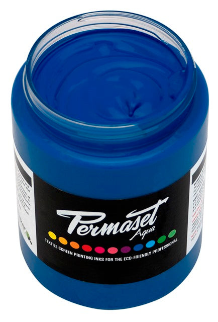 Permaset Super Cover Aqua Screen Printing Ink Blue B 300ml