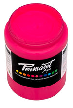 Permaset Super Cover Aqua Screen Printing Ink Glow Pink 300ml