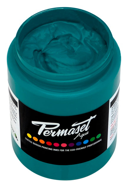 Permaset Super Cover Aqua Screen Printing Ink Green B 300ml