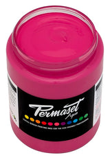 Permaset Super Cover Aqua Screen Printing Ink Rose 300ml