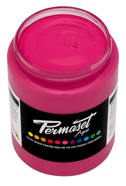 Permaset Super Cover Aqua Screen Printing Ink Rose 300ml